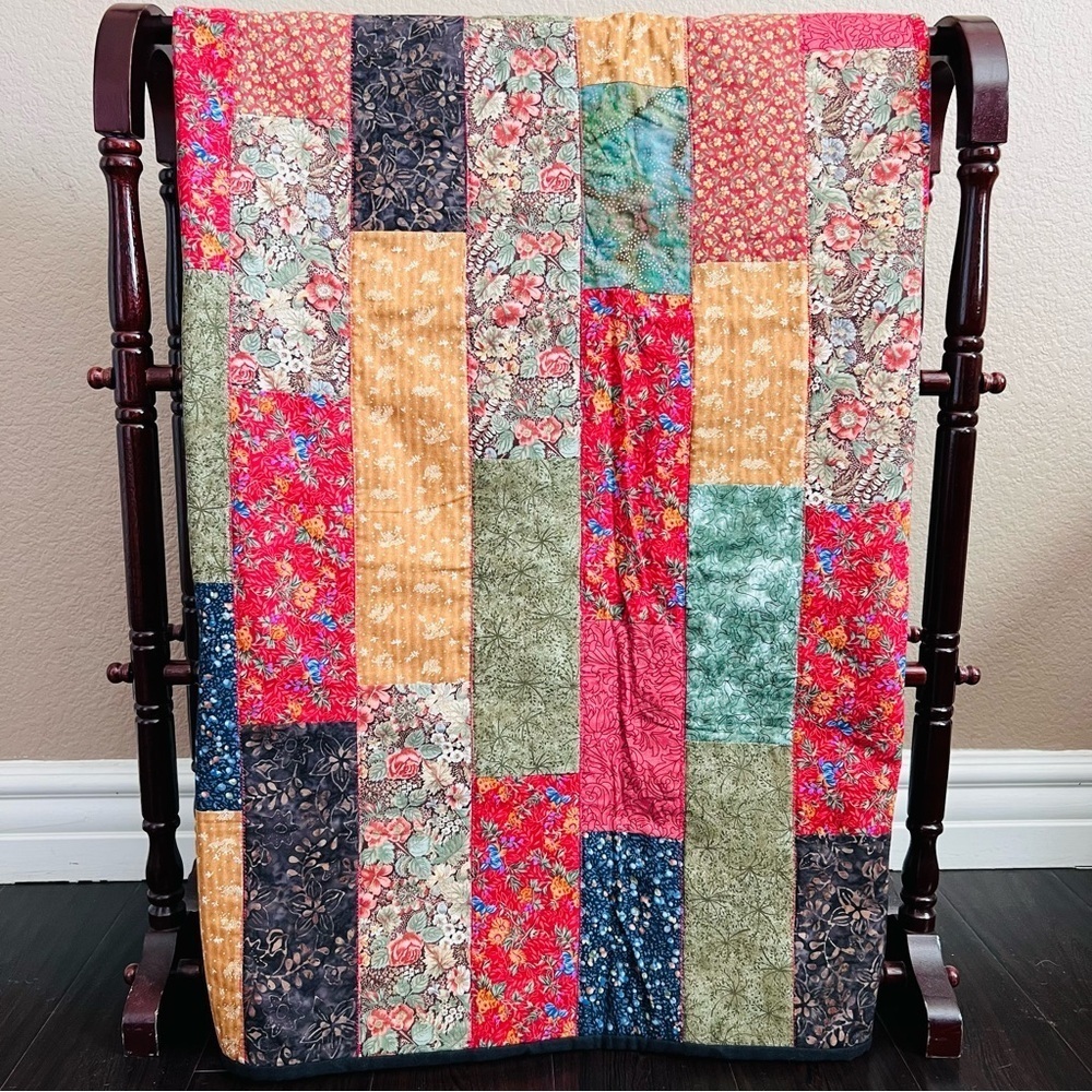 32”x48” New Handmade Quilted Throw.